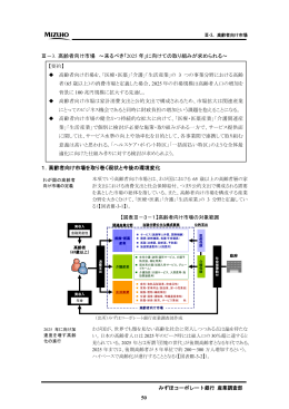 50 Ⅲ－3．高齢者向け市場 ～来るべき「2025 年」に向けて