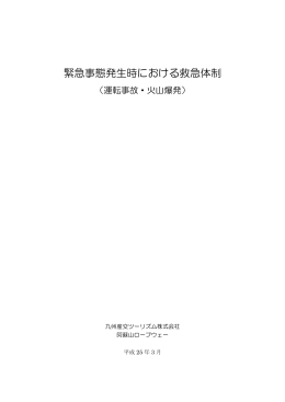 緊急事態発生時における救急体制[PDF:256KB]