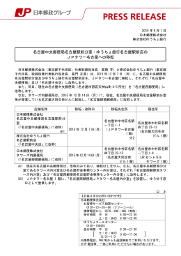 名古屋中央郵便局名古屋駅前分室・ゆうちょ銀行名古屋駅前