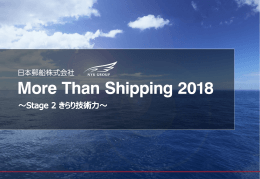 More Than Shipping 2018 〜Stage 2 きらり技術力