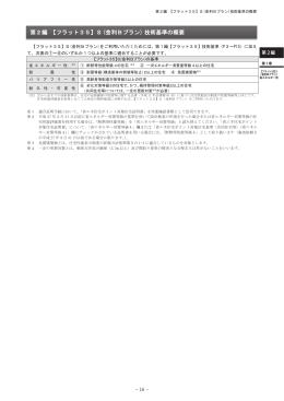 第2編 【フラット35】S(金利Bプラン) 技術基準の概要