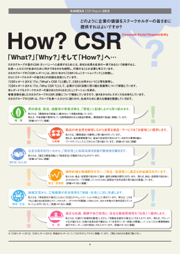 「What?」「Why?」そして「How?」へ…