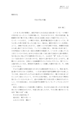 それぞれの海 高田健三
