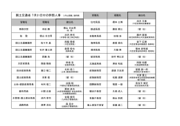 国土交通省 7月31日付の幹部人事 （）内は現職、敬称略