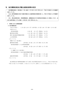 地方債現在高及び積立金現在高等の状況（PDF：309KB）