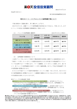 楽天USリート・トリプルエンジンの基準価額の下落