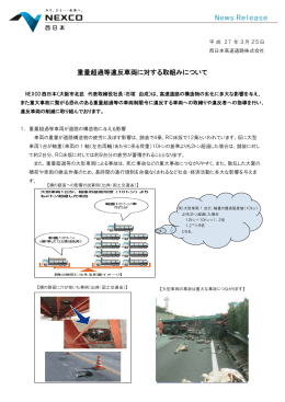 重量超過等違反車両に対する取組みについて