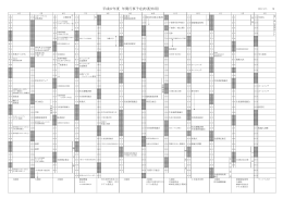 平成27度年間行事予定