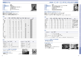 帝国ホテル ANA インターコンチネンタルホテル東京