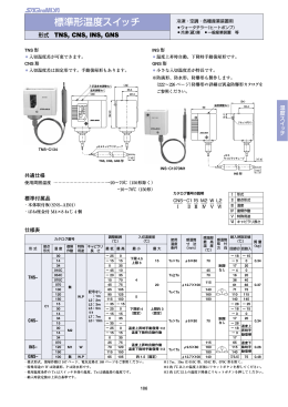 標準形温度スイッチ