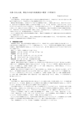 名勝・奈良公園、興福寺旧境内発掘調査の概要（中間報告）