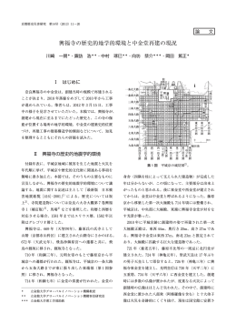 興福寺の歴史的地学的環境と中金堂再建の現況(PDFダウンロード)