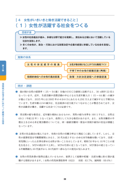 4 女性がいきいきと働き活躍できること [PDFファイル／351KB]