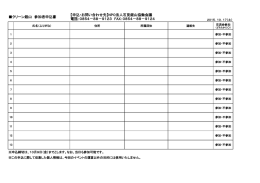 クリーン銀山 参加者申込書 【申込・お問い合わせ先】NPO法人石見銀山
