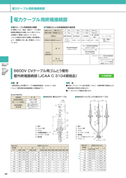 電力ケーブル用終端接続部