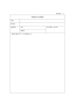 事業所の位置図