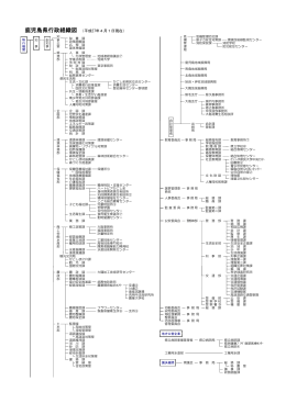 鹿児島県行政組織図 （平成27年4月1日現在）