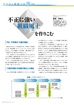 不正に強い 組織風土