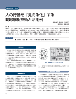 人の行動を「見える化」する 動線解析技術と活用例
