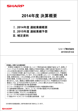 2014年度 決算概要