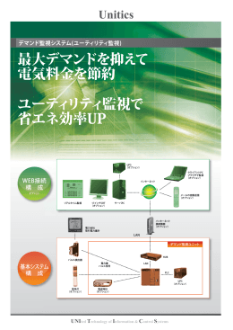最大デマンドを抑えて 電気料金を節約 ユーティリティ監視で 省エネ効率UP