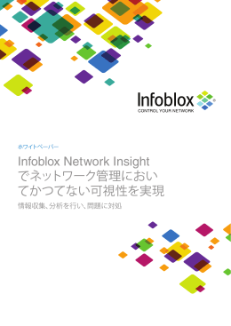 Infoblox Network Insight でネットワーク管理におい てかつてない可視性