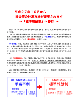 手当率制 標準報酬制