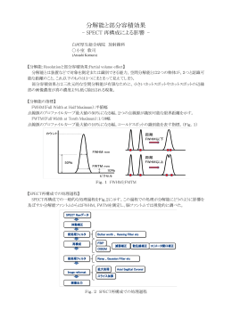 分解能と部分容積効果