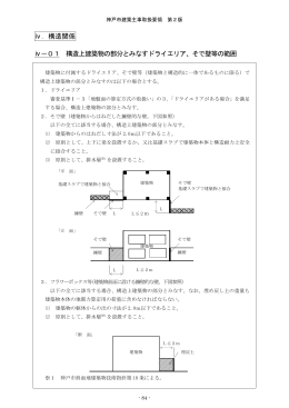ⅳ．構造関係 ⅳ－01 構造上建築物の部分とみなすドライエリア