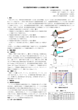 部分透過型砂防堰堤の土石流捕捉に関する実験的考察 部分透過型砂防