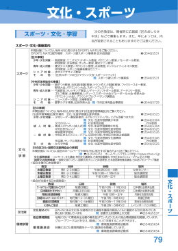 文化・スポーツ(P79から81)（PDF：1333KB）