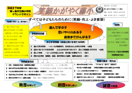 進んで学ぶ子 思いやりのある子 最後までがんばる子