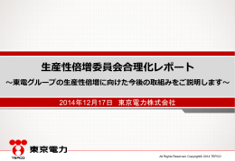 生産性倍増委員会合理化レポート(PDF 3.03MB)