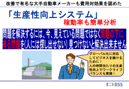 「生産性向上システム」