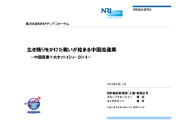 生き残りをかけた戦いが始まる中国流通業 - Nomura Research Institute