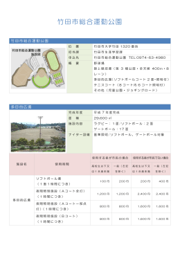 竹田市総合運動公園