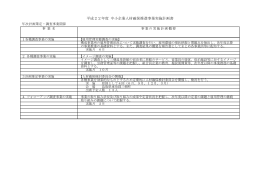 平成22年度 中小企業人材確保推進事業実施計画書