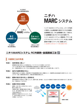 ニチハMARCシステム RC外断熱・金属胴縁工法