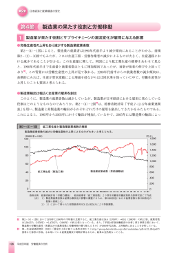 製造業の果たす役割と労働移動 第4節