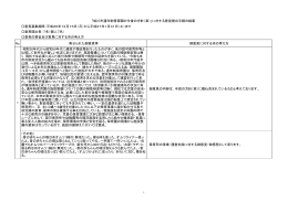 に対して寄せられたご意見等に対する市の考え方（PDF形式）