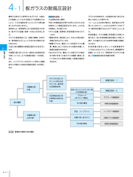 板ガラスの耐風圧設計