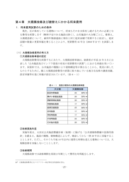 第4章 大規模改修及び建替えにかかる将来費用（PDF：4640KB）