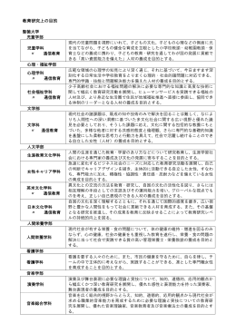 教育研究上の目的