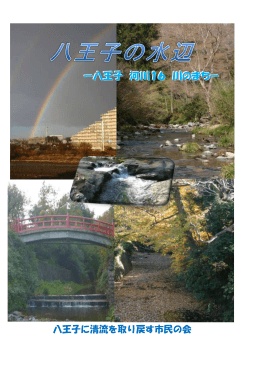 ー八王子 河川16 川のまちー ー八王子 河川16 川のまちー