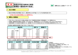 平成25年度税制改正解説 所得税～最高税率の見直し 速 報