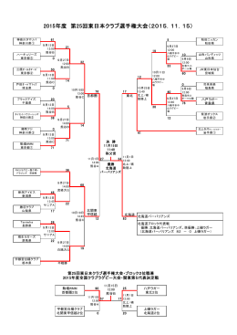 2015年度 第25回東日本クラブ選手権大会（2015．11．15）