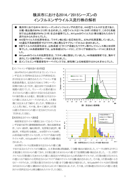 横浜市における2014／2015シーズンの インフルエンザウイルス流行株