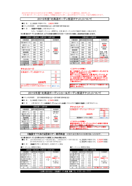 北海道ガーデン街道チケット