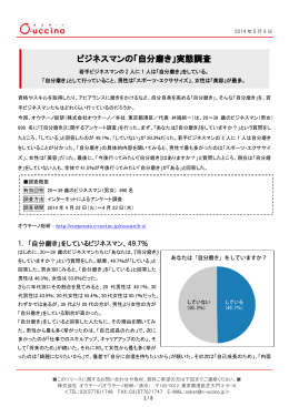 ビジネスマンの「自分磨き」実態調査