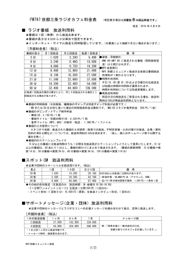 PDF - FM79.7MHz京都三条ラジオカフェ